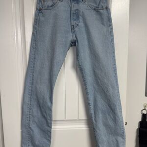 Levi's Men's Pale Blue Straight Jeans